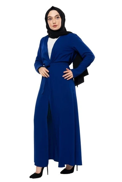 Moda Çizgi Yakalı Yelek - 3