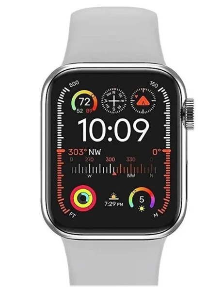 JHY Smart Watch S9 Pro Gümüş Akıllı Saat - Resim 2