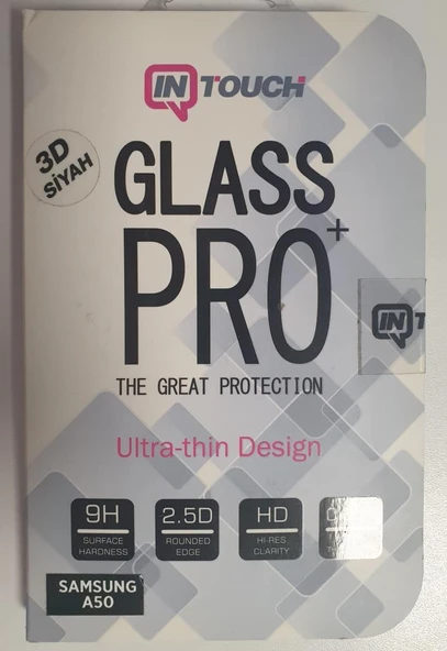 INTOUCH 3D SİYAH GLASS PRO PLUS EKRAN KORUYUCU - Resim 2