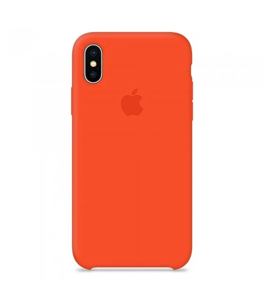 iPhone XS Max için Silikon Kılıf - Turuncu ürün görseli