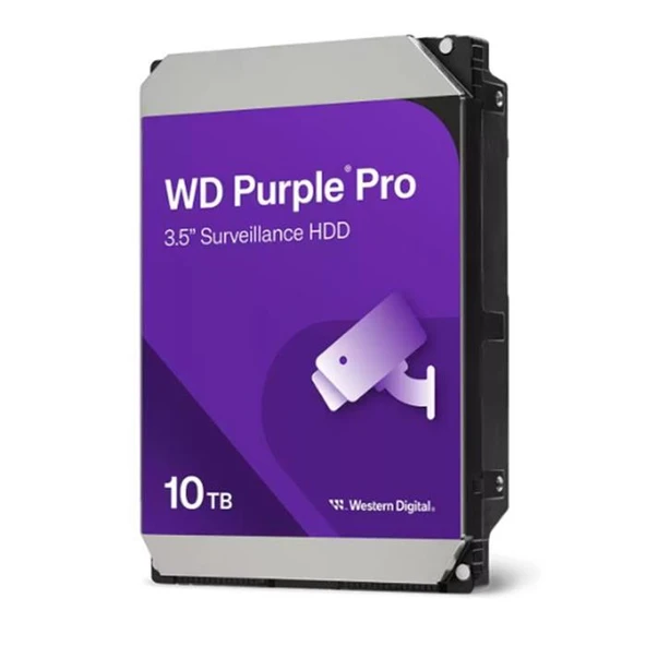 Western Digital Purple Pro WD102PURP SATA 3.0 7200 RPM 3.5" 10 TB Harddisk - Resim 2
