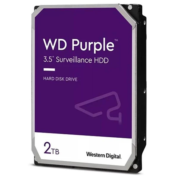 Western Digital Purple WD23PURZ SATA 3.0 5400 RPM 3.5" 2 TB Harddisk ürün görseli