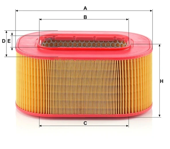 C 29 200 - Hava filtresi -  MANN FILTER - Resim 2