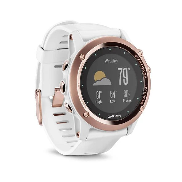 Garmin Fenix 3 Beyaz Rose Gold Akıllı Saat TEŞHİR - Resim 2