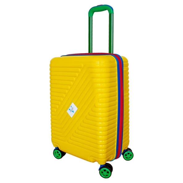 Vayomy Colors PP Line Kabin Boy Sarı Valiz KIRILMAZ  2 Yıl Garantili ürün görseli