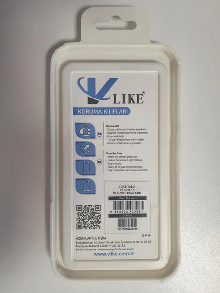 VLIKE IPHONE 11 SARI  SİLİKON KAPAK - Resim 2