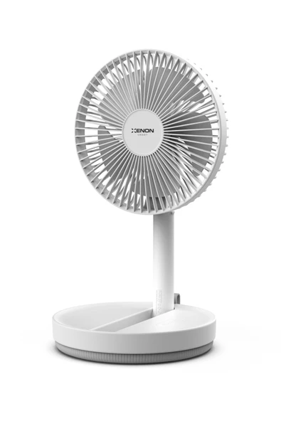 Xenon Smart Taşınabilir Şarjlı Vantilatör 24 Saat Kullanım 3 Kademeli 180 Sessiz Ayaklı Katlanabilir Fan X6103 - 2
