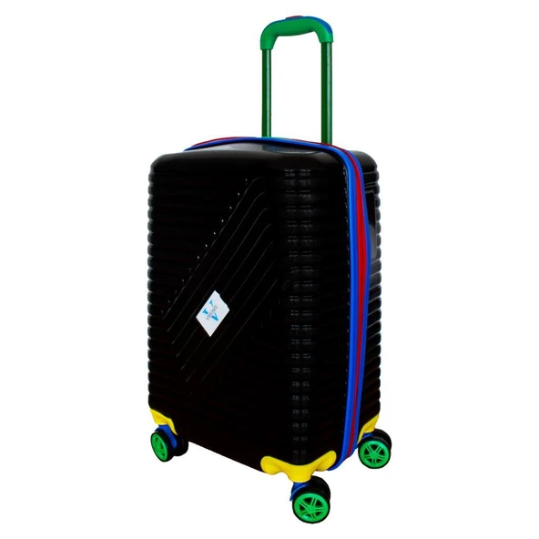 Vayomy Colors PP Line Kabin Boy Siyah Valiz KIRILMAZ 2 Yıl Garantili ürün görseli