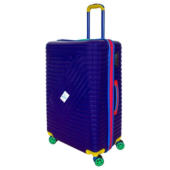 Vayomy Colors PP Line Büyük Boy Mor Valiz KIRILMAZ 2 Yıl Garantili ürün görseli