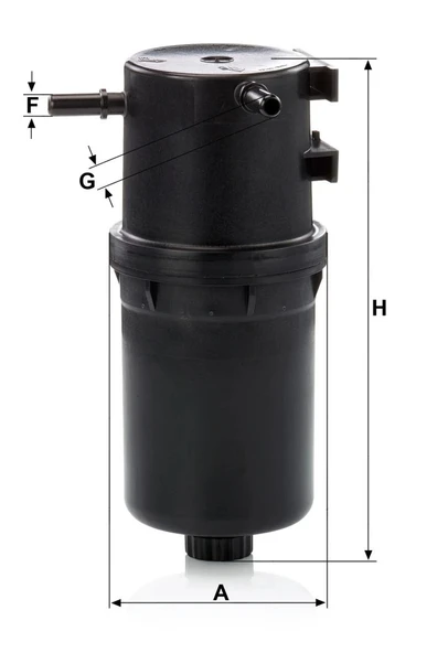 WK 9016 - Yakıt Filtresi -  MANN FILTER - Resim 2