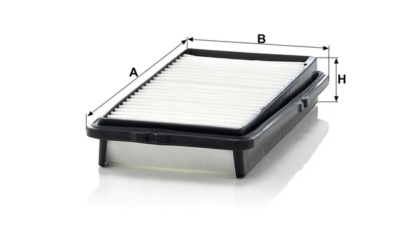 C 2537/2 - Hava filtresi -  MANN FILTER - Resim 2