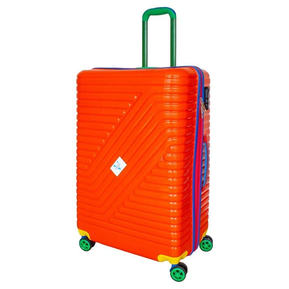 Vayomy Colors PP Line Orta Boy Turuncu Valiz KIRILMAZ 2 Yıl Garantili ürün görseli