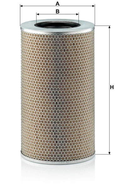 C 25 860 - Hava filtresi -  MANN FILTER - Resim 2