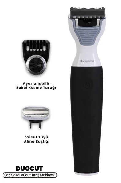 Duocut Islak Kuru Ayarlanabilir Hibrit  Saç Sakal Vücut Tıraş Makinesi ürün görseli