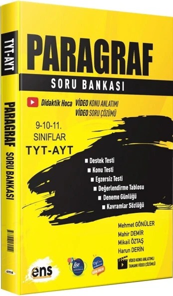 TYT AYT Paragraf Soru Bankası ENS Yayıncılık ürün görseli 1