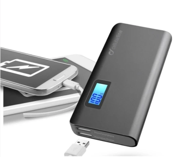 Cellularline Freepower Powerbank 10000 mAh 36W Siyah VİTRİN ürün görseli