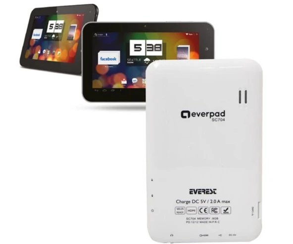 Everest Everpad SC-704 8 GB 7" Tablet HASARLI BOZUK ürün görseli