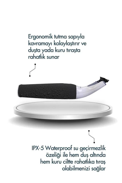 Duocut Islak Kuru Ayarlanabilir Hibrit  Saç Sakal Vücut Tıraş Makinesi - Resim 7