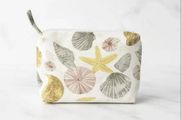 Sinada Midye Desenli Makyaj Çantası ürün görseli