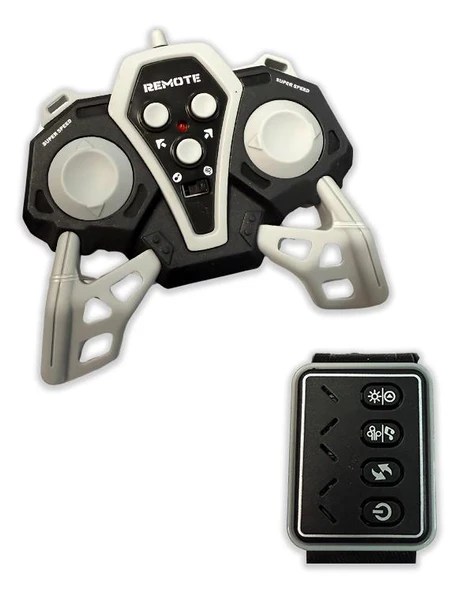 Ctoys 360 Derece Dönen Şarjlı Uzaktan Kumandalı Saatli Araç Kırmızı G132A - Resim 3