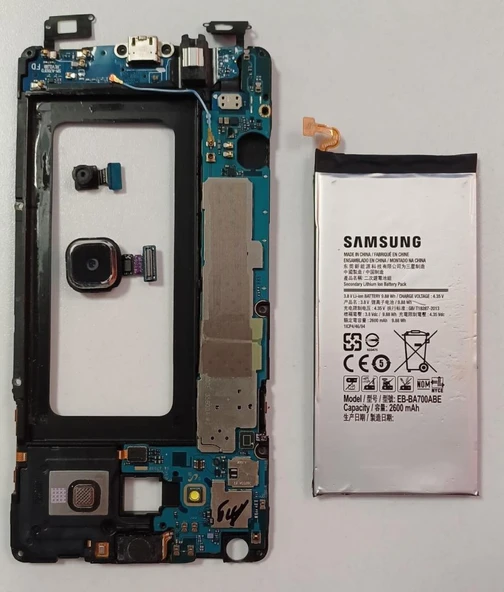 Samsung Galaxy A7 32GB SİYAH HASARLI BOZUK Cep Telefonu - Resim 2