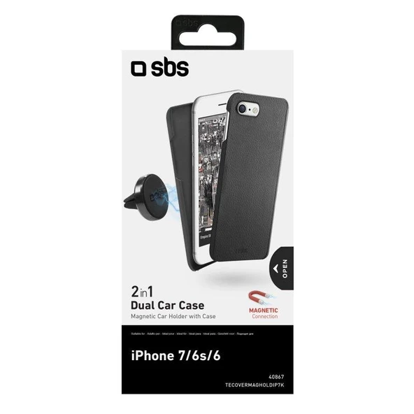 SBS 2 in 1 Dual Car Case for iPhone 8 Plus / 7 Plus Kılıf ürün görseli
