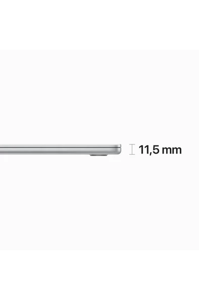 15-inch MacBook Air: Apple M2 chip with 8-core CPU and 10-core GPU, 512GB - Silver - Resim 6