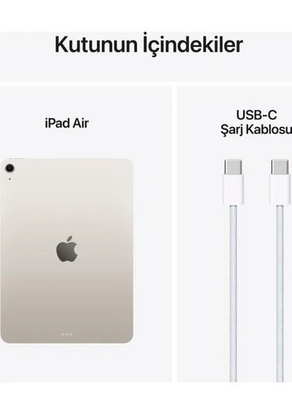 iPad Air M3 Wi-Fi 128 GB 11" MC9X4TU/A Mavi Tablet - 10