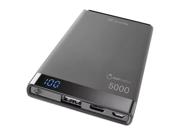 Cellularline FreePower Manta HD 5000 Powerbank VİTRİN ürün görseli