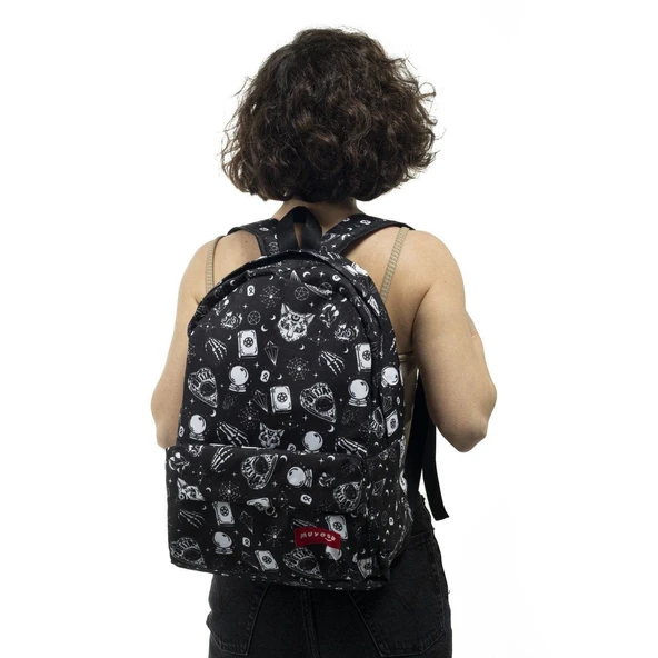 Gothic Baskılı Okul Çantası ürün görseli 1