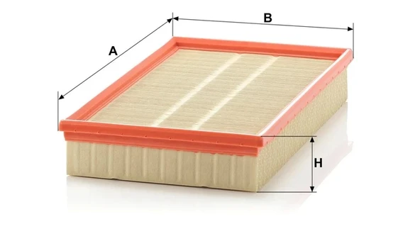 C 31 130 - Hava filtresi -  MANN FILTER - Resim 2