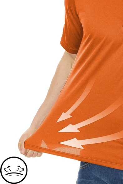 Ghassy Co. turuncu tişört - Resim 3