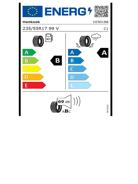 Hankook 235/55R17 99V Ventus Prime 4 K135A Oto Yaz Lastiği (Üretim Yılı: 2025) - Resim 2