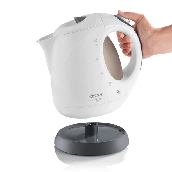 ARZUM Florido Gizli Rezistanslı Su Isıtıcısı - Beyaz - AR3014 - Resim 2