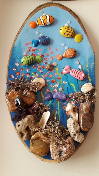 Büyük Akvaryum Tablo - Resim 3