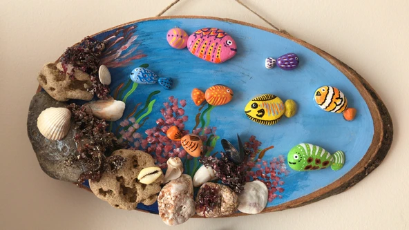 Büyük Akvaryum Tablo - Resim 4