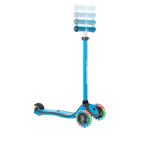 Globber Primo Plus Işıklı Scooter - Mavi - 4