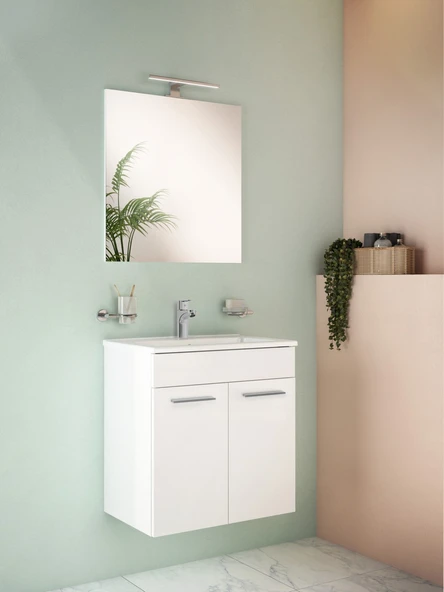 Vitra Ardea Banyo Dolap Seti 60 cm Parlak Beyaz 75023 - 2
