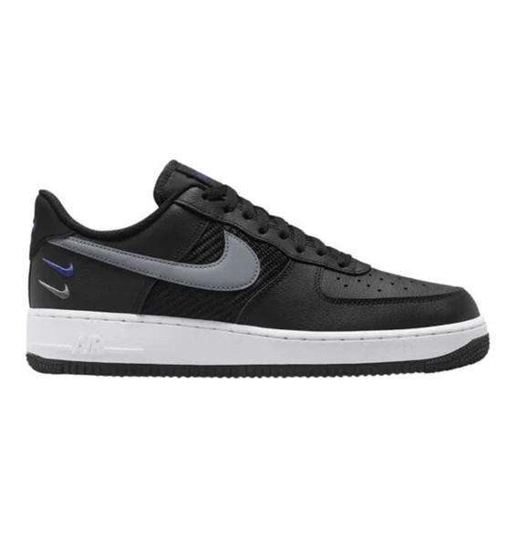 Nike Air Force 1 07 Double Swoosh Black Racer Blue ürün görseli