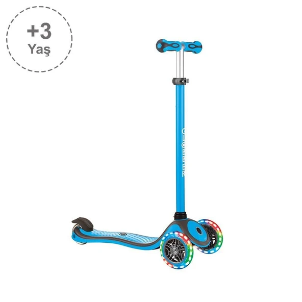 Globber Primo Plus Işıklı Scooter - Mavi