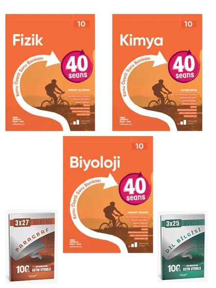 Okyanus + Anla Kazan 2026 10. Sınıf 40 Seansta Fizik Kimya Biyoloji + Anla Kazan Deneme 5 li Set ürün görseli 1