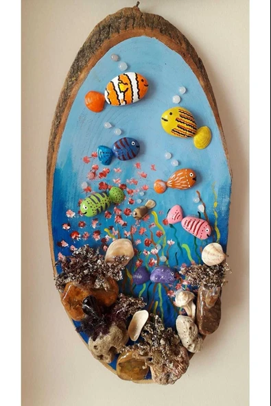 Büyük Akvaryum Tablo - Resim 2