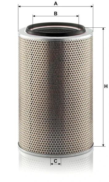 C 30 850/6 - Hava filtresi -  MANN FILTER - Resim 2