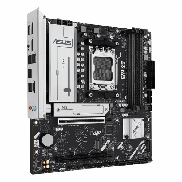 Asus Prime B850M-A-CSM DDR5 (8000MHz)OC M.2 HDMI/DP PCIe 5.0 AM5 mATX Anakart - Resim 3