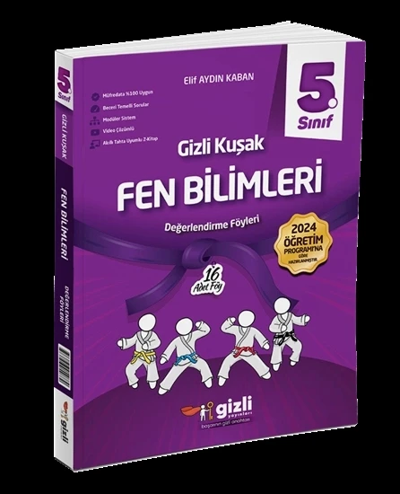 Gizli Yayınları 5. Sınıf Fen Bilimleri Değerlendirme Föyleri Gizli Kuşak Serisi ürün görseli 1