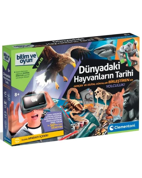Clementoni Bilim ve Oyun Dünyadaki Hayvanların Tarihi 64093 ürün görseli