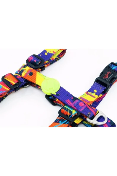 Tailpetz H-tipi Köpek Göğüs Tasması Splash M - Resim 2