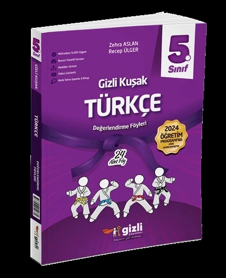 Gizli Yayınları 5. Sınıf Türkçe Değerlendirme Föyleri Gizli Kuşak Serisi ürün görseli
