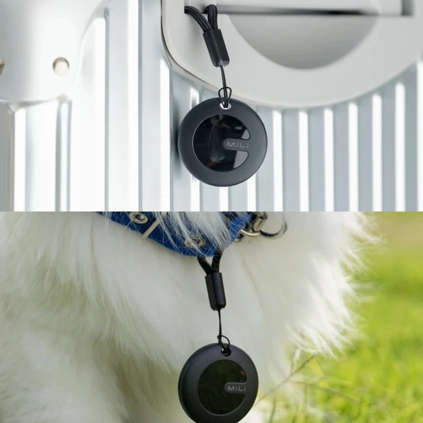 MiTag Duo akıllı takip cihazı, Apple ve Android Uyumlu Mfı Sertifikalı anahtar,bagaj,Siyah - 3