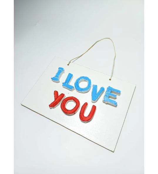 Love Yazılı Askılı Araba ve duvar süsü aksesuar - Resim 3
